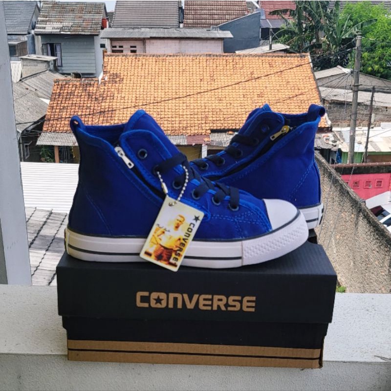 sepatu converse anak model zipper sleting terbaru sneaker anak cowok cewek grade original premium