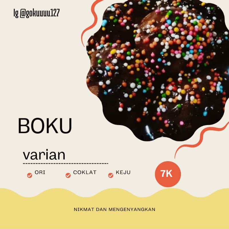 

Boku (Bola ubi Coklat Keju)