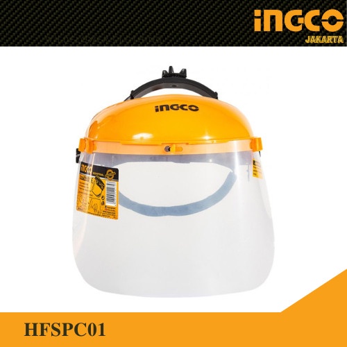 Face Shield Kedok Impact Resistant Visor INGCO HFSPC01 Safety Mask