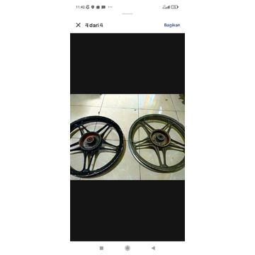 VELG RACING BELAKNG SUJUKI THUNDER OLD  THUNDER 125 ORI