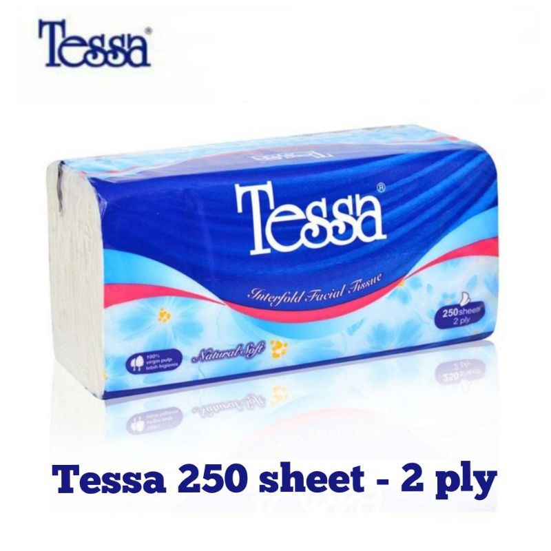 Tessa Tissue 250 sheet - Tisu Tessa