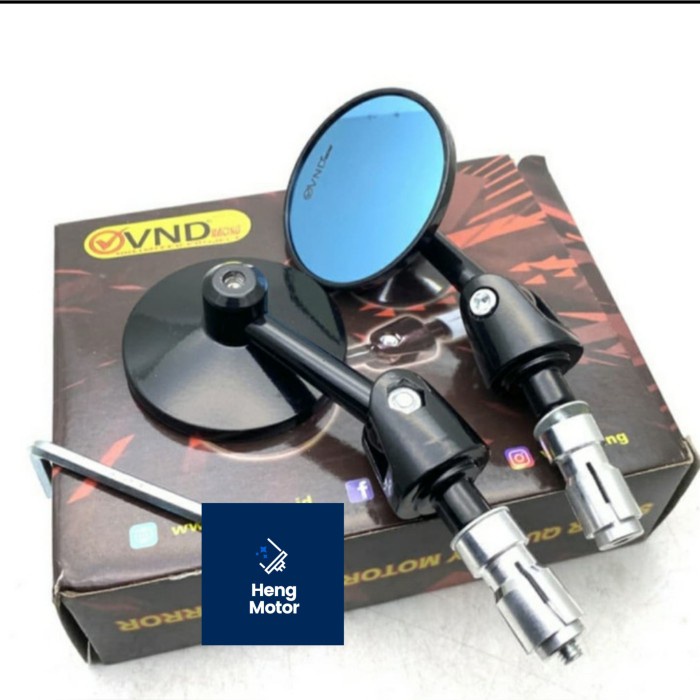 Spion Jalu Bulat Kaca Cembung Biru Vnd