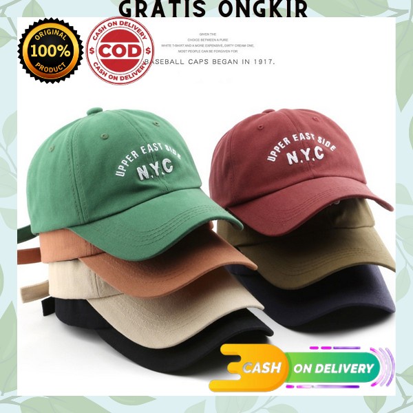 Hrcn Polo Cap Man Polo Caps Topi Pria Distro Berkualitas Original Mp520 Topi Baseball Biru Navy E Be