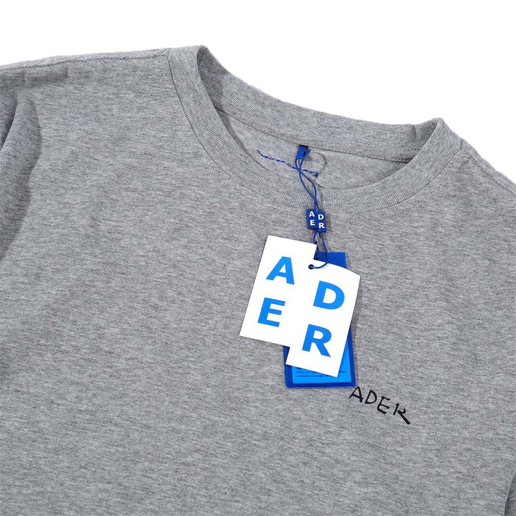 Ader Error Chest Logo T-Shirt Grey