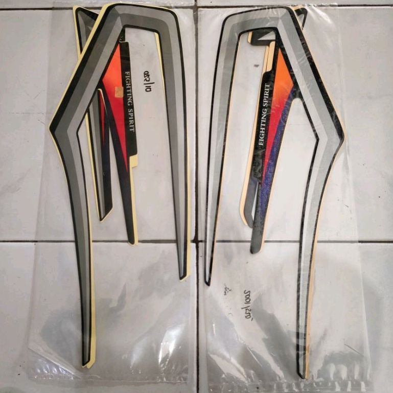 STRIPING LIST STIKER RX KING TAHUN 2001 STIKER RX KING 2001 hitam