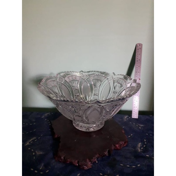 mangkok kristal bohemia jumbo