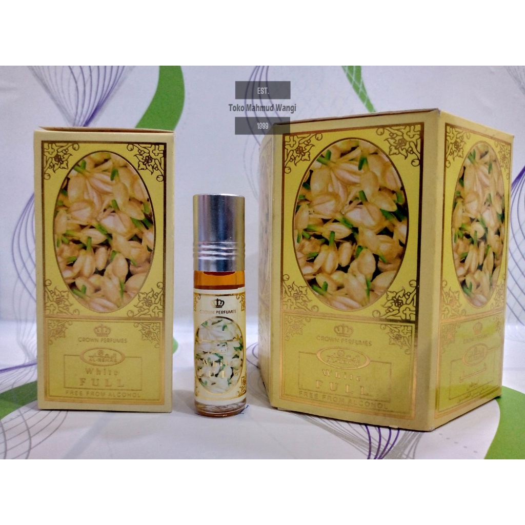Parfum ORIGINAL Full White/Melati AL REHAB ORIGINAL 6 ml NON ALKOHOL