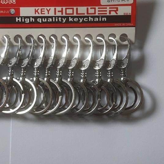 GANTUNGAN KUNCI STAINLESS 2 RING