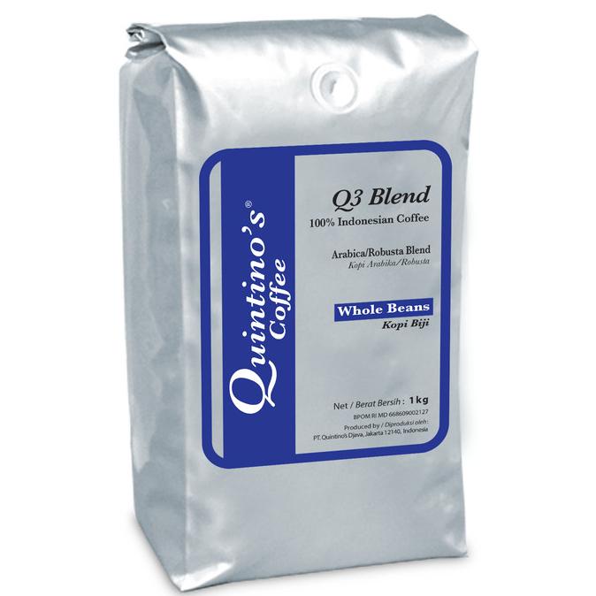 

TERBARU Quintino's Q3 Blend 1 kg /KOPI RUBE/KOPI KAPAL API/KOPI SLB/KOPI PEJUANG/KOPI BUBUK