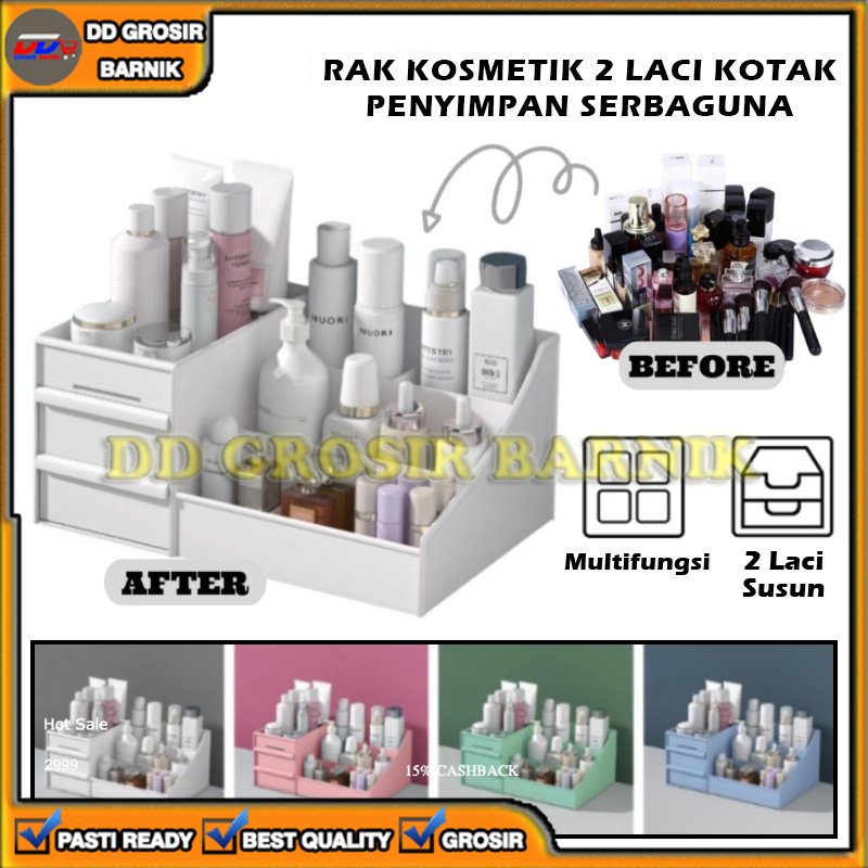 [DGB] RAK KOSMETIK LACI BESAR DRAWER KOTAK PENYIMPANAN MAKE UP COSMETIC STORAGE