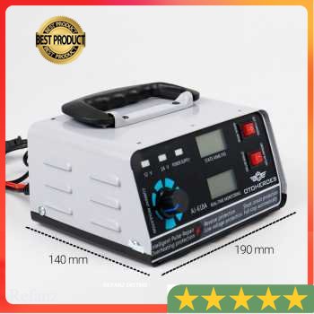 Charger Carger Cas Casan Aki Mobil Motor Otomatis 400W 12V/24V 400Ah + LCD OTOHEROES-618A