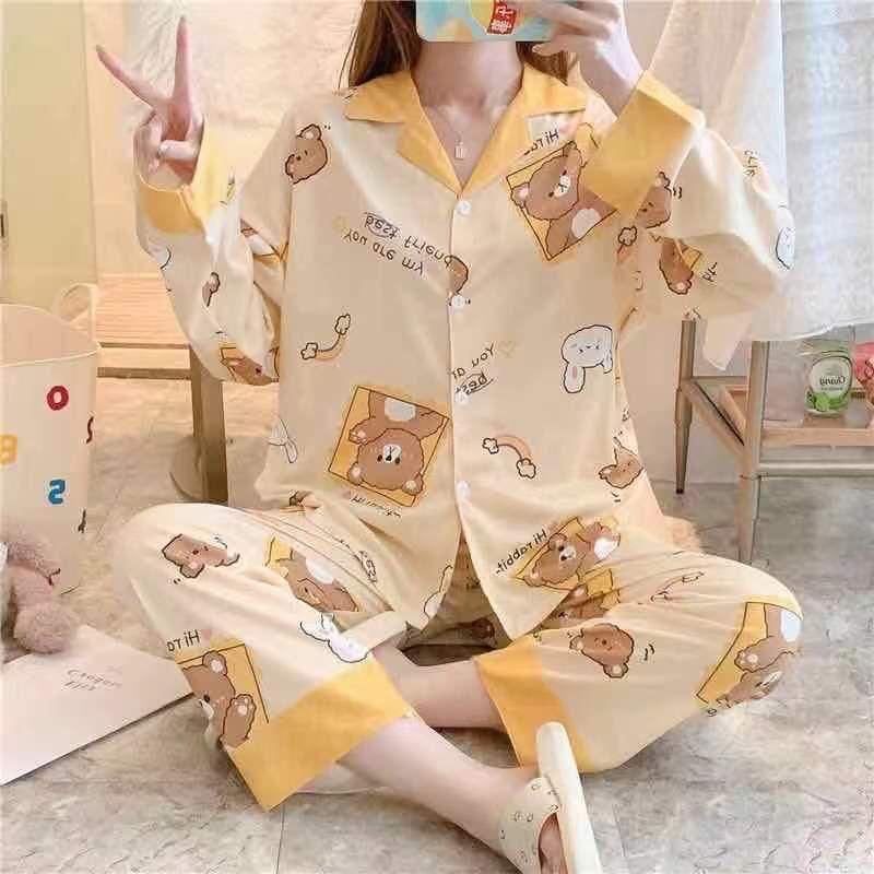 TELLY ➡️ 323 Piyama Wanita import  Baju Tidur wanita muslimah Setelan Pajamas Babydoll