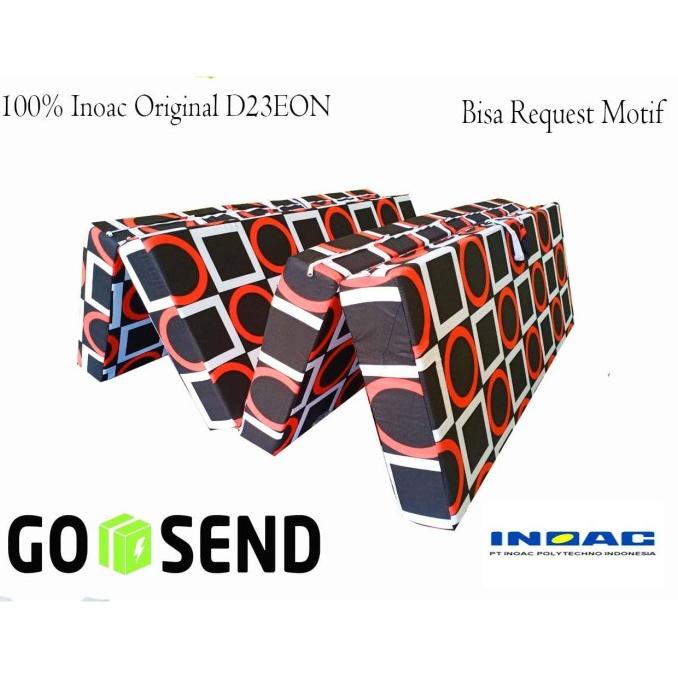 INOAC KASUR LIPAT 4 BUSA INOAC 180 X 200 Tebal 10CM always ready