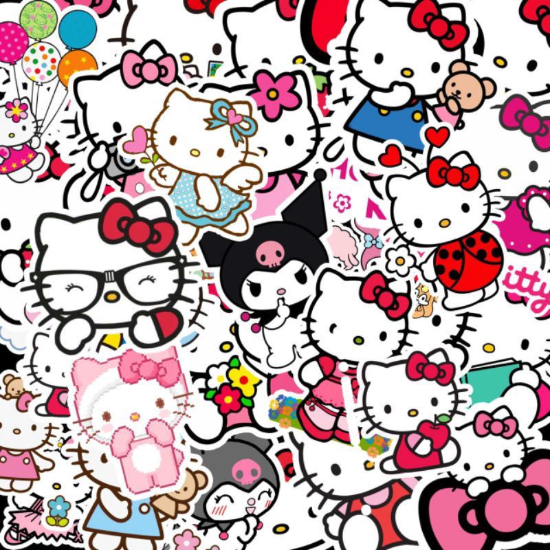 

STIKER HELLO KITTY 35 PCS
