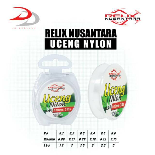 Senar Pancing Micro Fishing Tanago Uceng Nilon