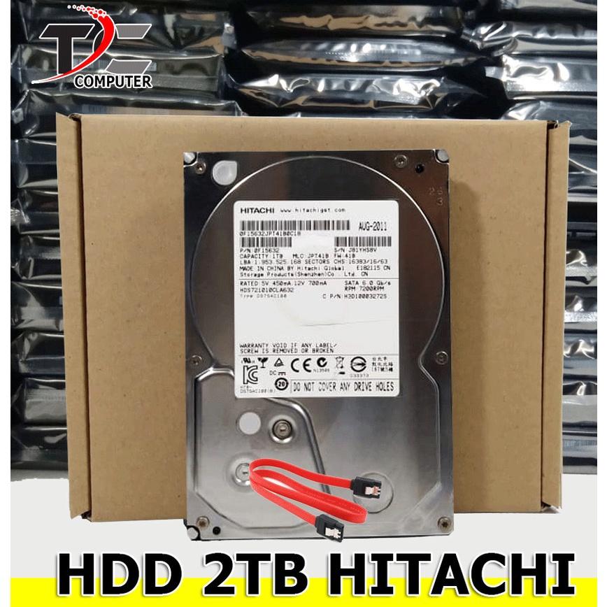 HARDISK HDD HARDDISK INTERNAL PC 2TB SATA HITACHI