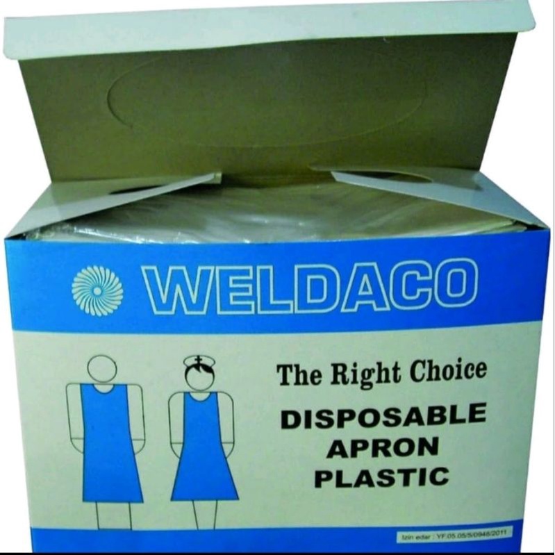 Per Buah - Apron / Celemek Plastik Medis Disposible