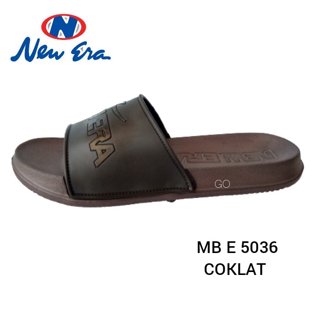 gos NEW ERA MB E 5036 Sandal Selop Pria Dewasa Sendal Karet Anti Slip Original Size 39-43