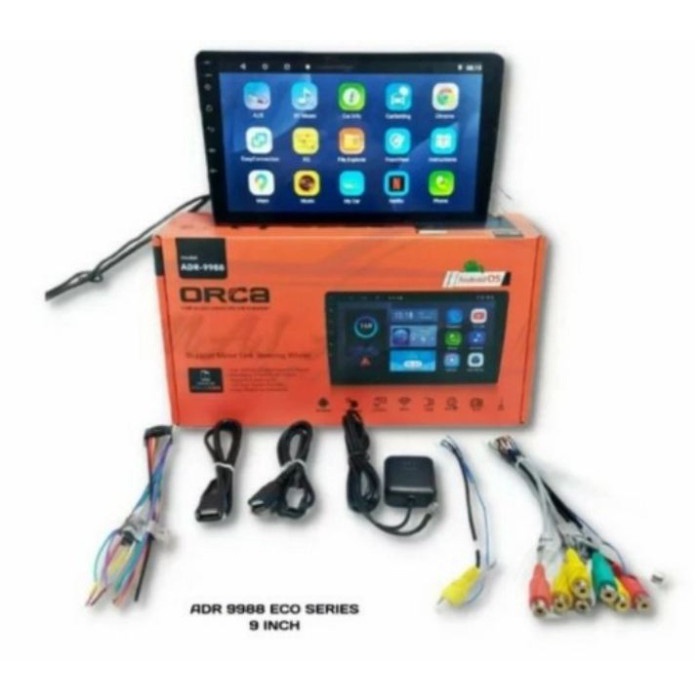 Headunit ANDROID Deckless Double din mobil TV Orca 9988 7 inch 7&quot; 9 inch 10 inch inci 9&quot; 10&quot; ram 2 GB 2/32