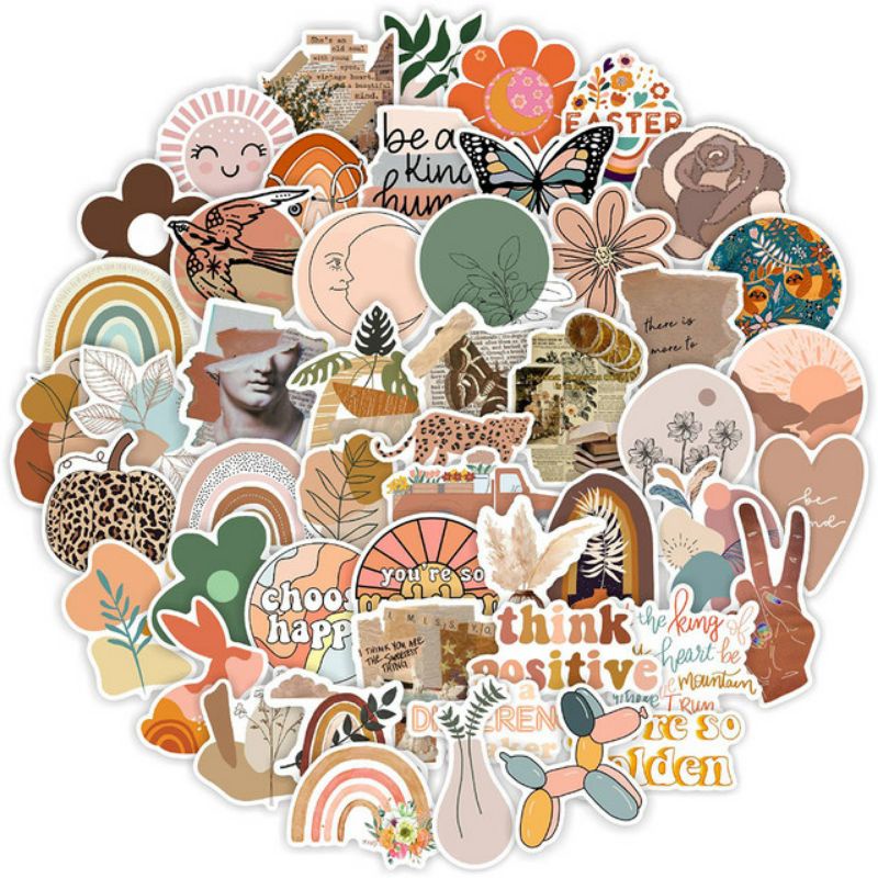 

STIKER PACK RETRO SENI BOHEMIAN STYLE 260002- STIKER AESTHETIC KEREN IMUT LAPTOP, AKSESORIS HP, ANTI AIR, MOTIF, HELM, TUMBLER, KOPER, KULKAS