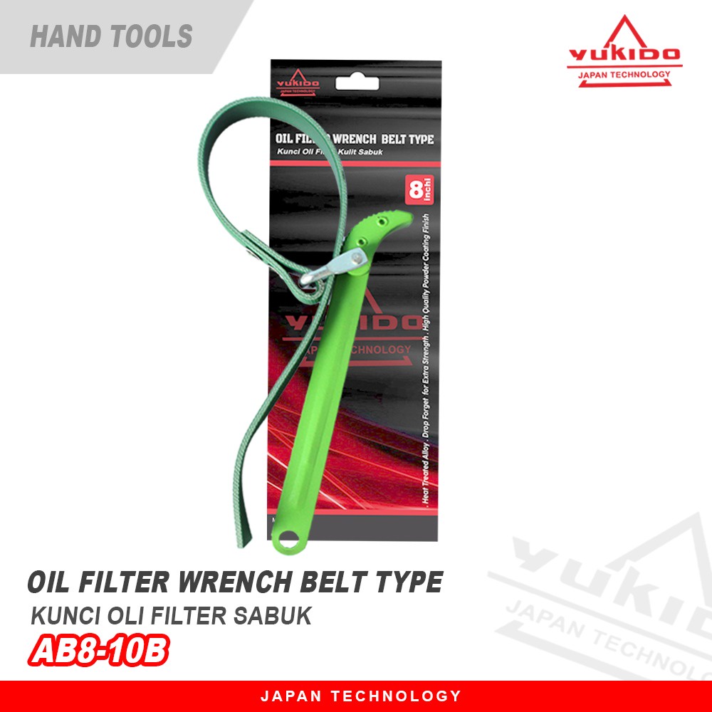 Kunci Oli Filter Sabuk  8INC- Oil Filter Wrench Belt Type YUKIDO