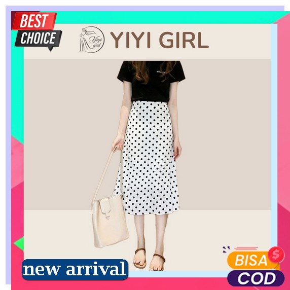 Beli 2 Diskon 3.000 - Long Skirt Ruffle Bahan Voxy Premium Rok Panjang Casual Formal Hangout Bawahan