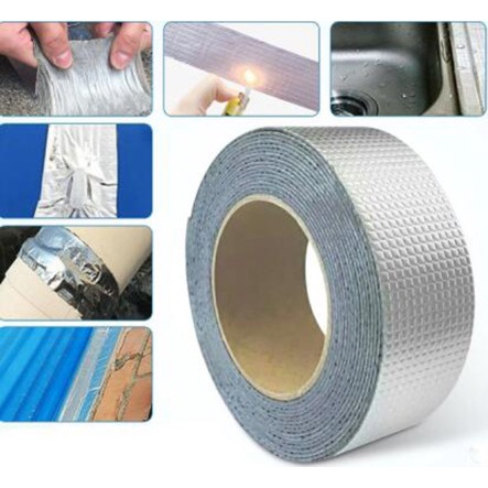 BOP LAKBAN ANTI BOCOR WATERPROOF TAPE 3M 5M LEM KUAT ANTI AIR ALUMINIUM FOIL