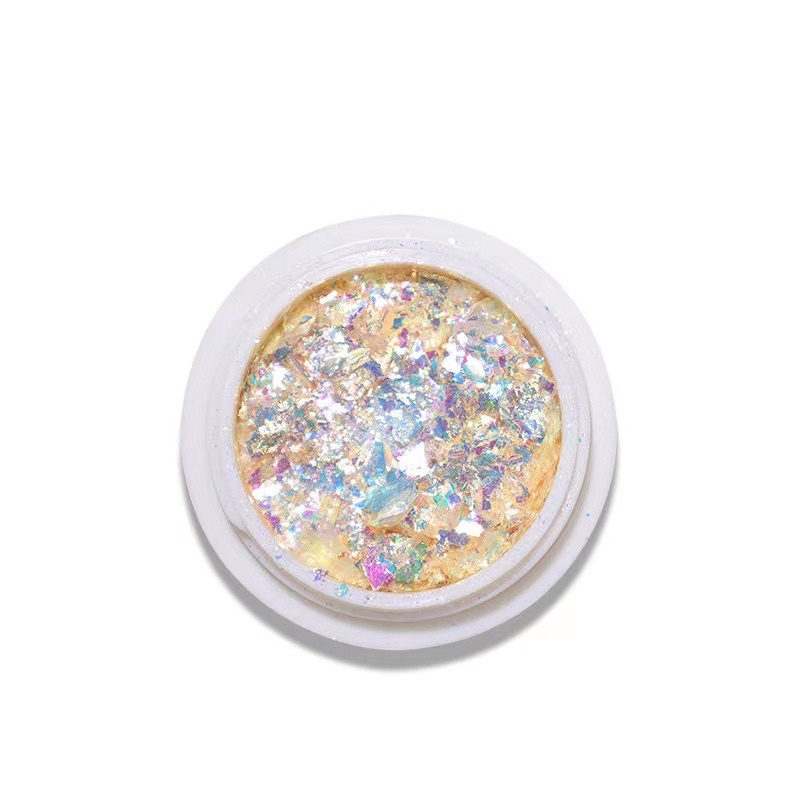 POLARIZED AURORA FLAKES MIX COLOR JAPAN NAILS / HIASAN KUKU FLAKES GAYA JEPANG PASTEL