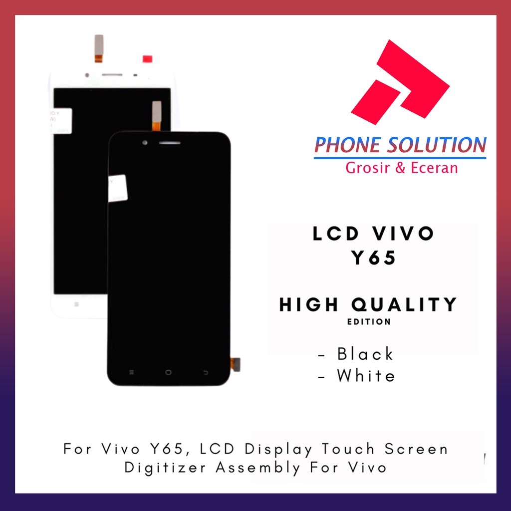 LCD Vivo Y65 ORINGINAL 100% Fullset Touchscreen // Supplier LCD Vivo - Garansi 1 Bulan