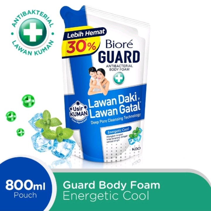 Biore Sabun Mandi Cair / Body Foam Refill 800ml