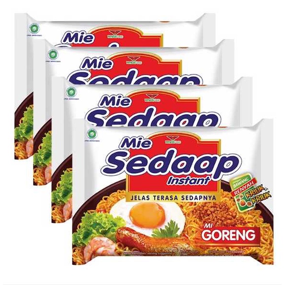 

Sedaap Mie Instan Goreng 90 gr x 4 pcs
