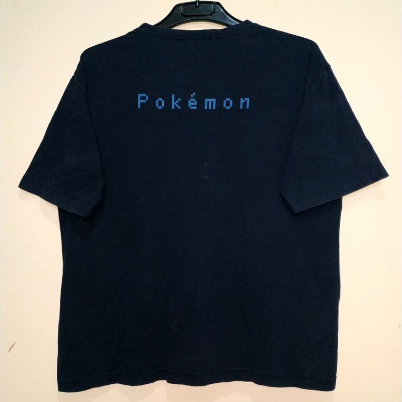T-Shirt Uniqlo Pokemon Blue XL