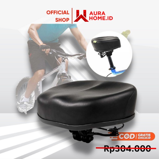Sadel Sepeda No Nose Big Bicycle Saddle Spring Style / Sadel Sedel Sadle Jok Sepeda Sepedah Empuk Bm