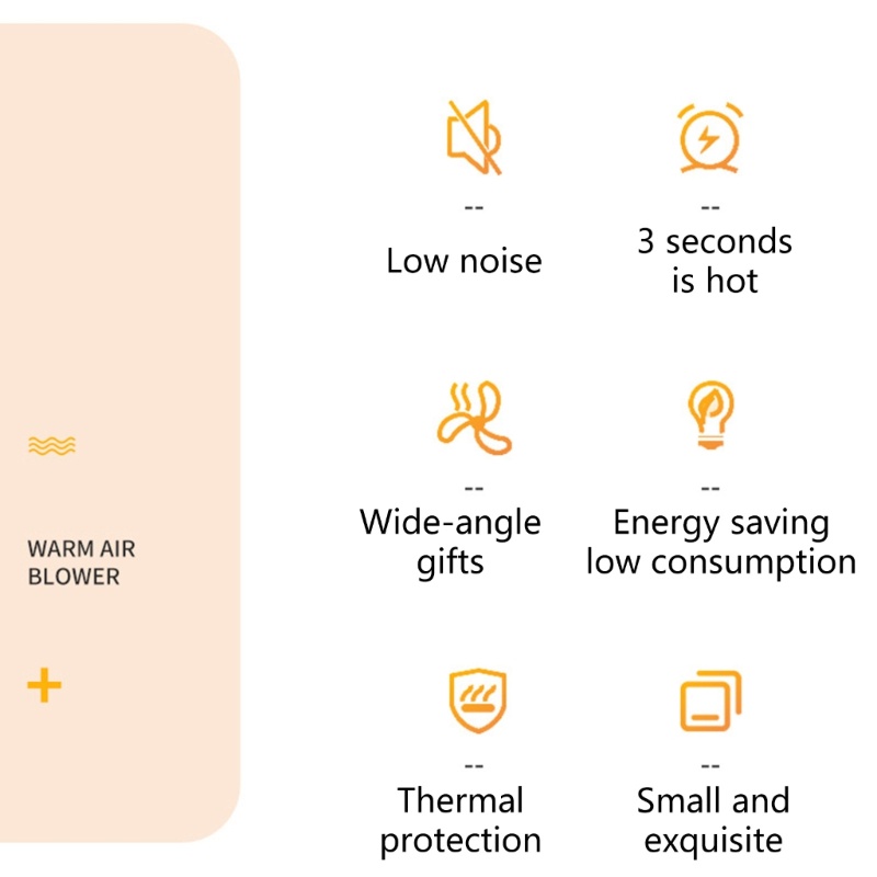 Zzz Alat Pemanas Ruangan Elektrik 500W 2 Mode Bahan Keramik Untuk Indoor
