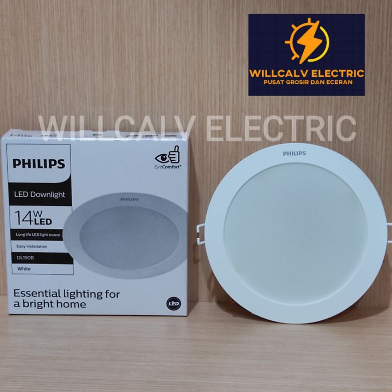 PHILIPS ERIDANI 14W 14 WATT DL190B / LAMPU DOWNLIGHT PHILIPS ERIDANI DL190B 14W 14 WATT