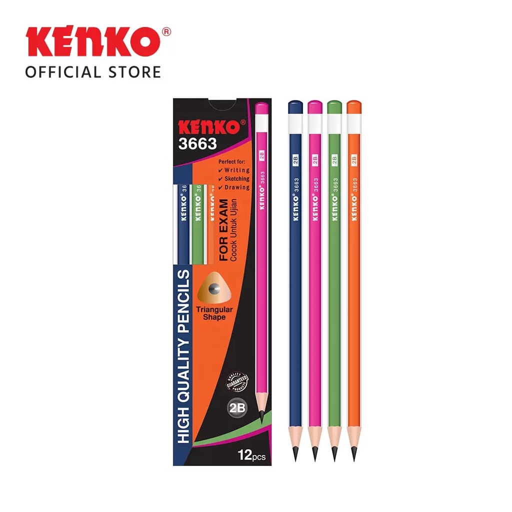 

PENSIL PENCIL 3663 2B KENKO
