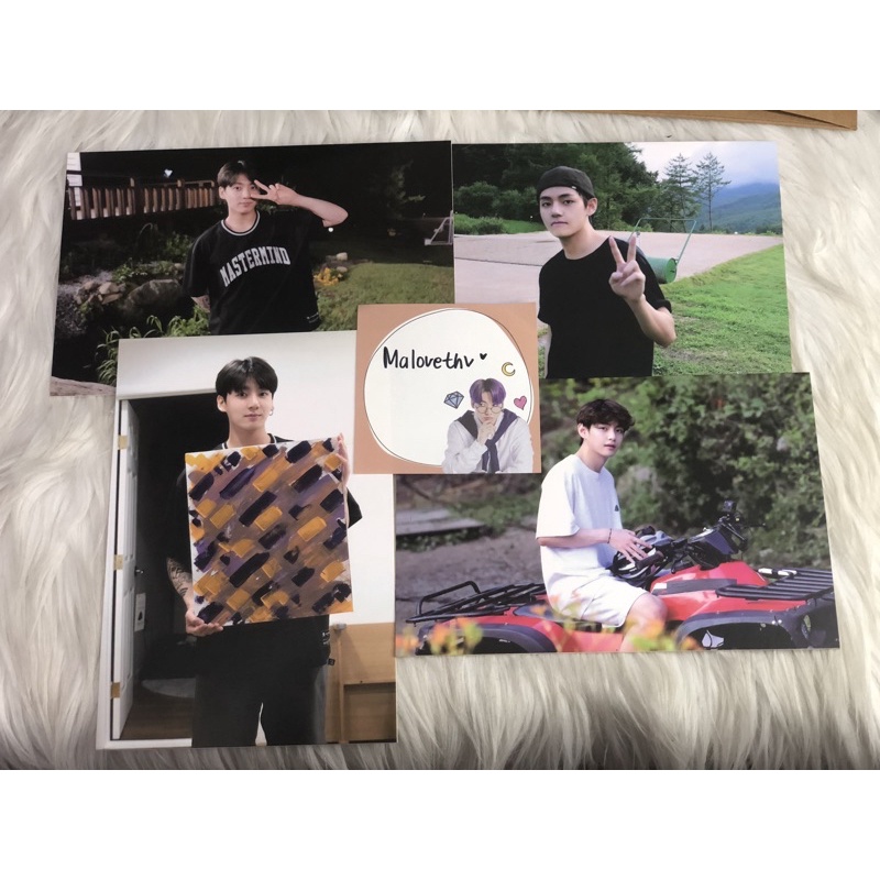 (BOOKED) postcard in the soop taehyung jungkook