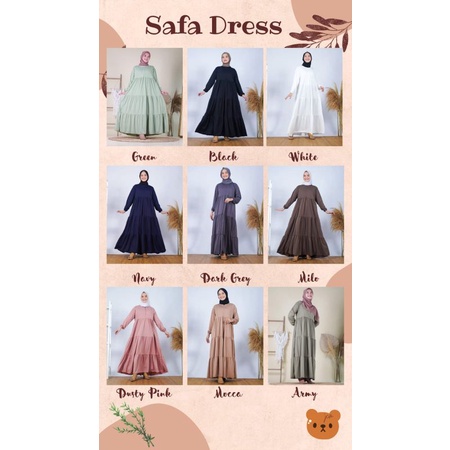 Safa White Dress / Long dress / gamis