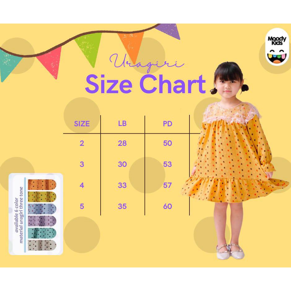 Uragiri Three Tone Dress by Moody Kids