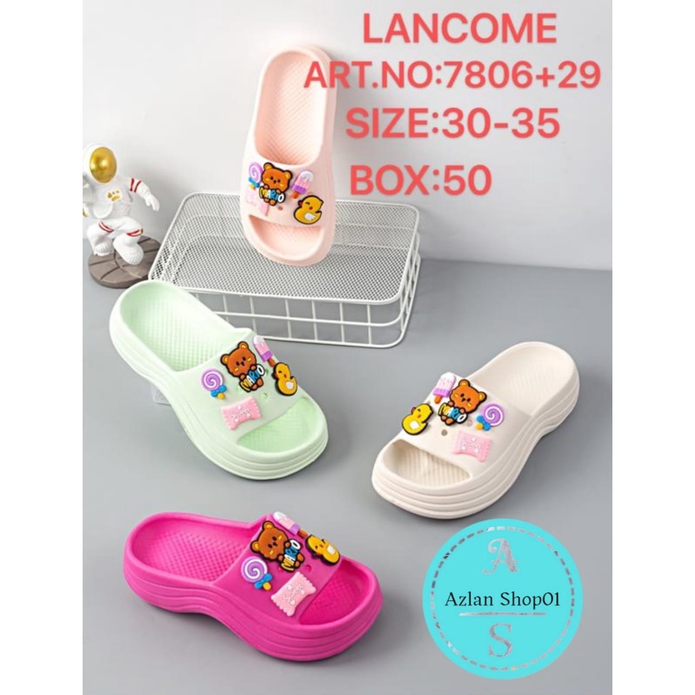 Sandal Selop Fuji Anak Zibbitz Fish, Bear and Chibi Import 7806+32 (30-35) Sandal fuji anak viral murah terlaris