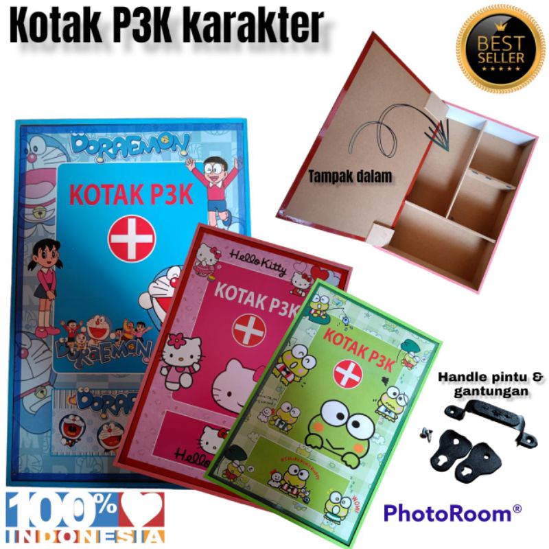 Kotak P3K Karakter Tempat Penyimpanan Obat Karakter