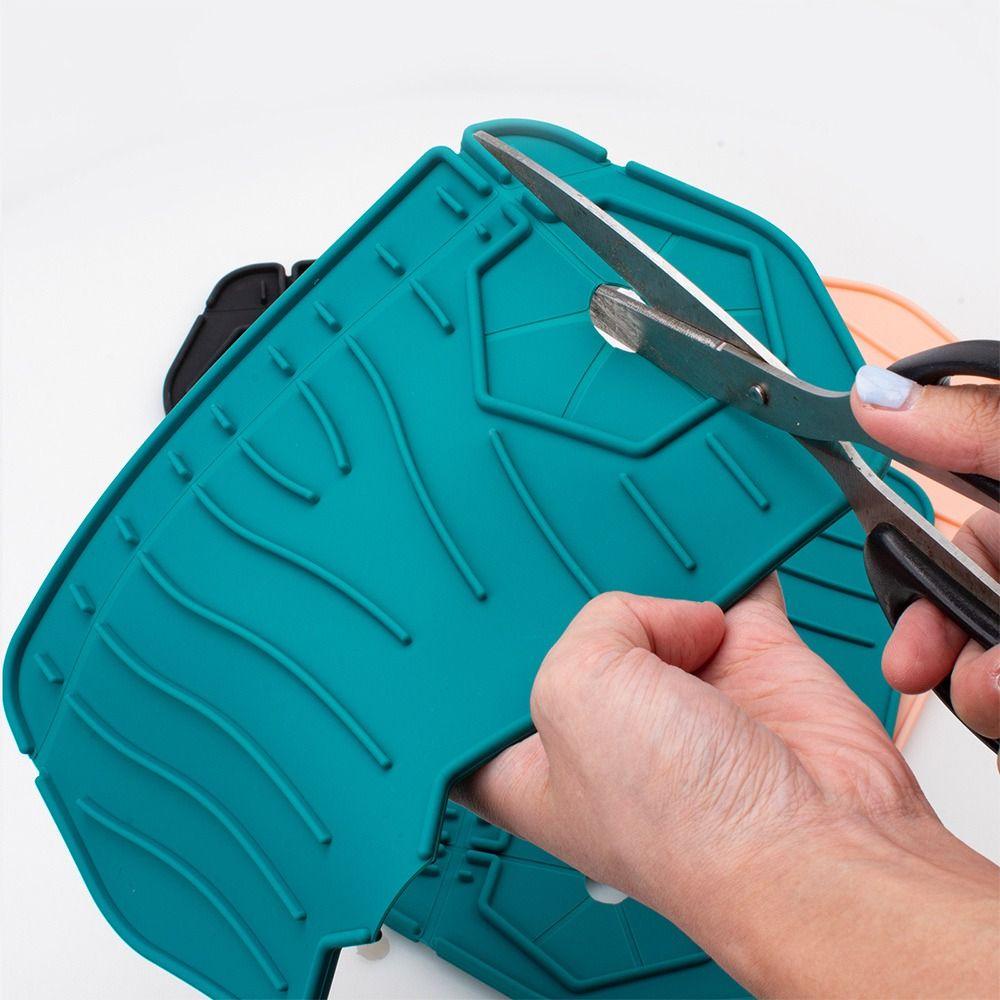 Piring Sabun Nanas Silikon Dengan Saluran Air Built-in Sikat Bibir Spons Botol Organizer Nampan Wastafel