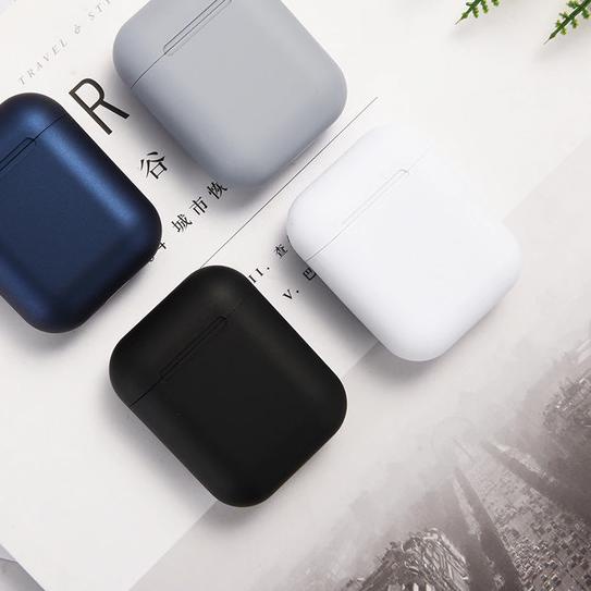 AIRPODS INPODS MACARON ORIGINAL 12 TWS i12 HEADSET BLUETOOTH ORI 100% - Hitam