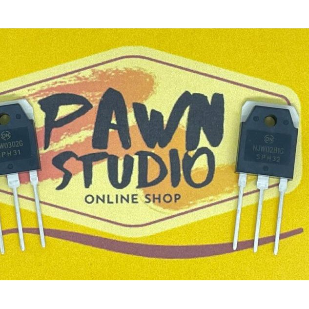 TRANSISTOR TR NJW0302G NJW0281G NJW 0302 NJW 0281 SET ORIGINAL