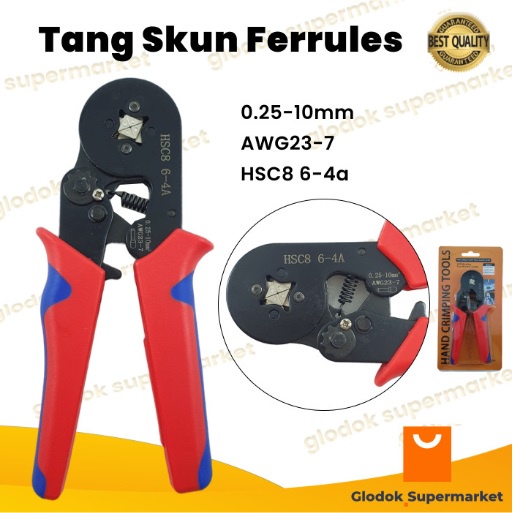 Tang Skun Ferrules 0.25-10mm AWG23-7 HSC8 6-4a Crimping Tool