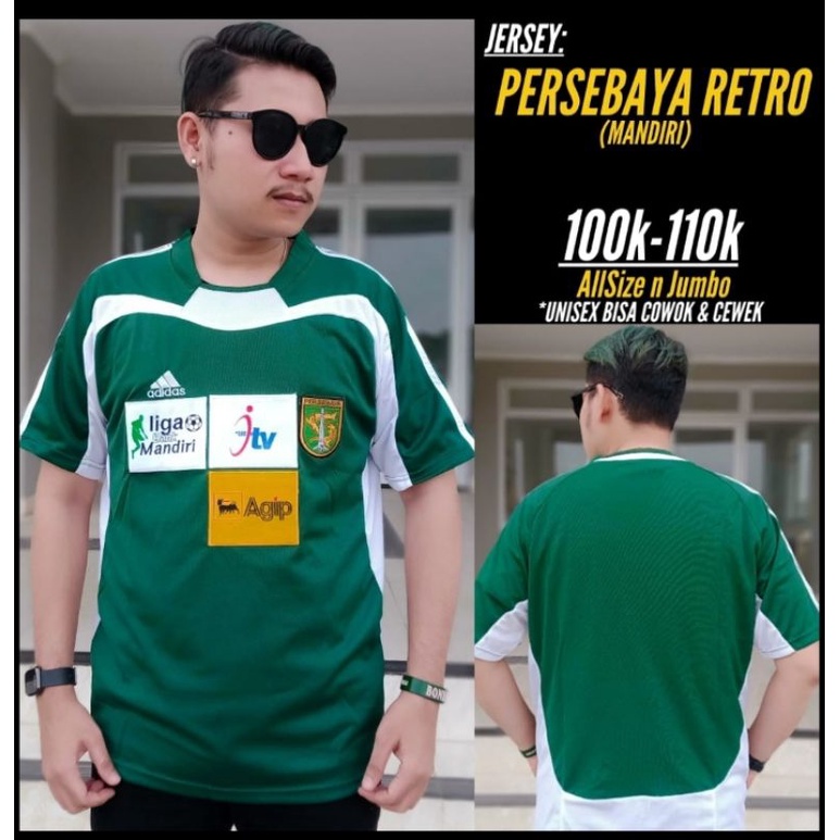(PERSEBAYA) JERSEY PERSEBAYA MANDIRI JAYA PREMIUM - JERSEY MANDIRI JUARA 2004