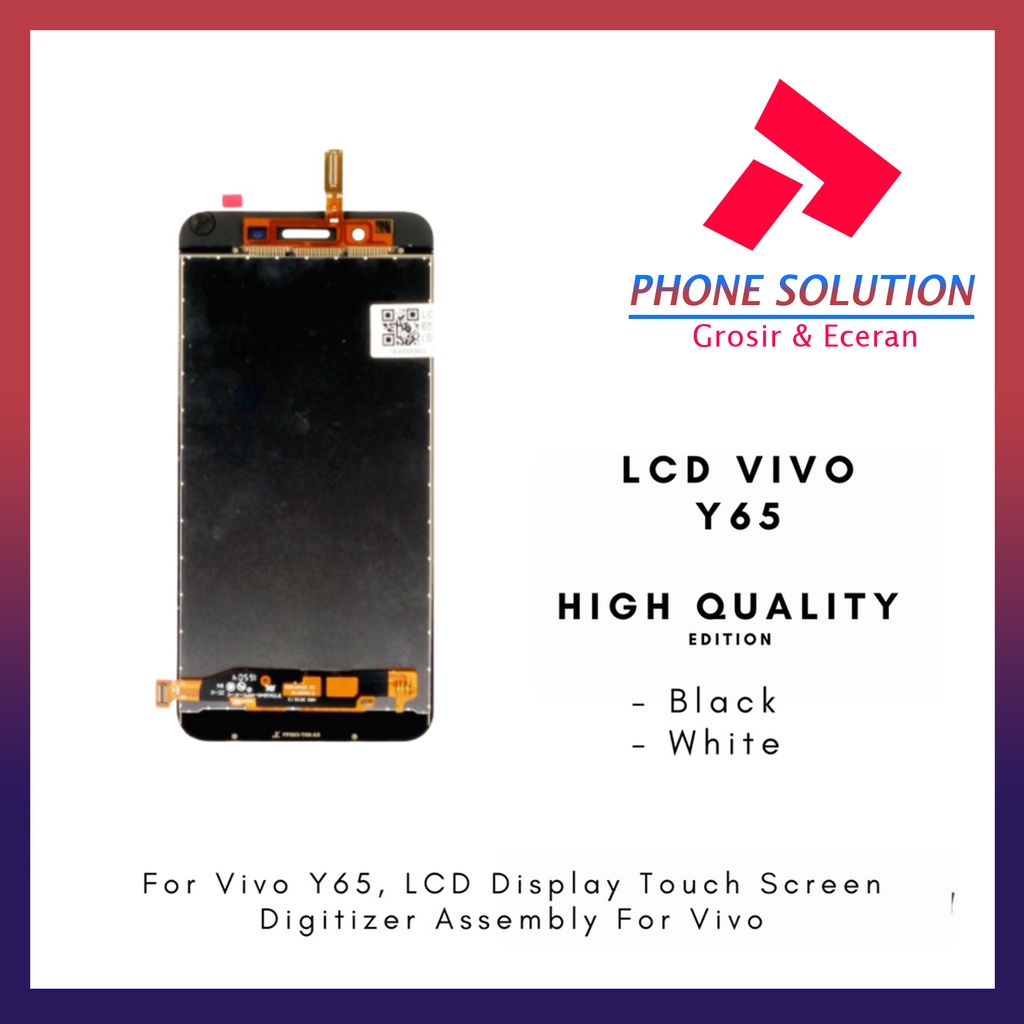 LCD Vivo Y65 ORINGINAL 100% Fullset Touchscreen // Supplier LCD Vivo - Garansi 1 Bulan