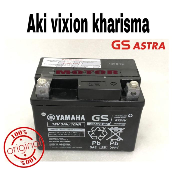 Battrey aki assy GS GTZ4S kharisma vixion ORIGINAL ASLI 12v sealed mf