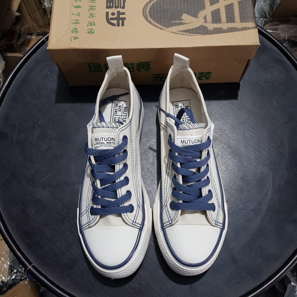 [✅BISA COD] 2357 SIMPLE CANVAS SHOES (REAL PICTURE)