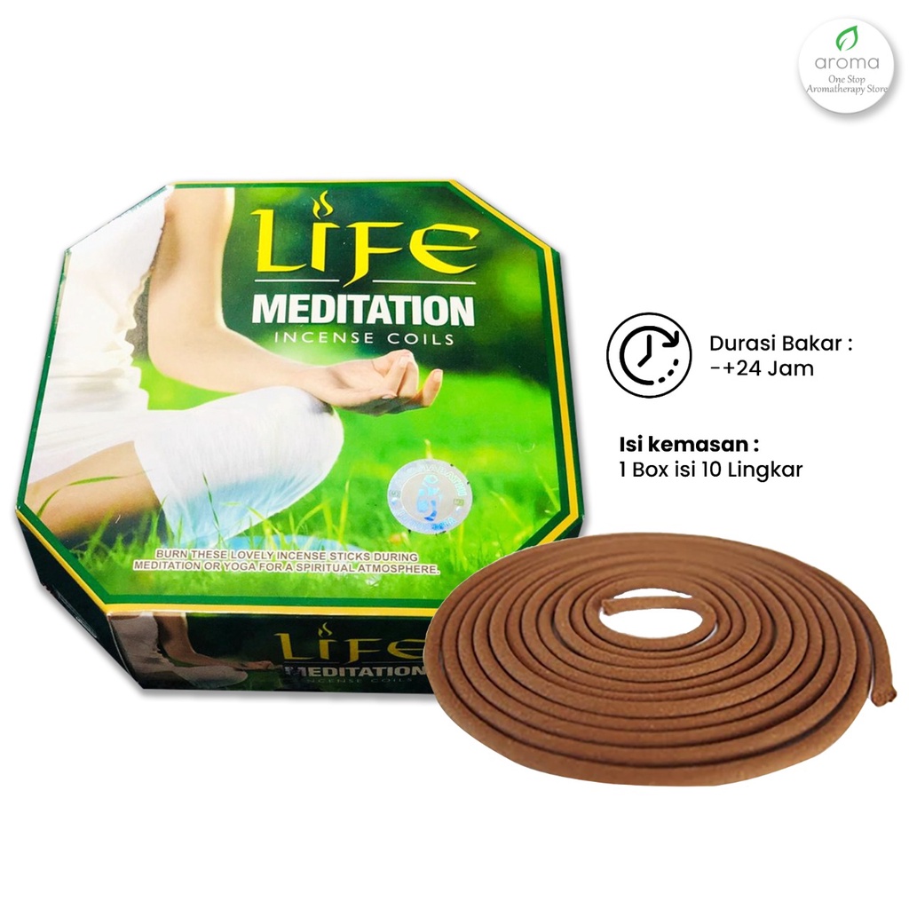 Dupa India (Aromaterapi) Coil - Meditation